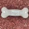 Pet Memorial Stone - Bone shaped | Dog Headstone | Pet loss gift