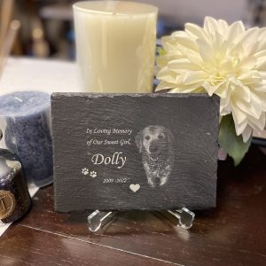 Slate Memorial Stone | Headstone for your dog, cat or any pet