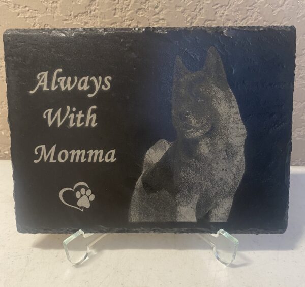 Slate Memorial Stone | Headstone for your dog, cat or any pet