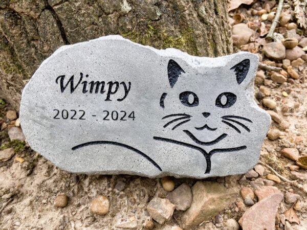 Pet cat memorial